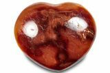 Colorful Carnelian Agate Heart #293752-1